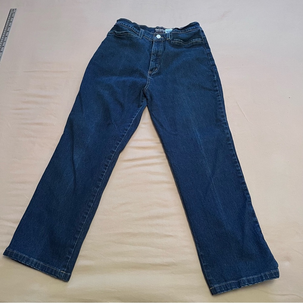 FDJ French Dressing Woman’s Y2K Dark Blue Straight Leg Jeans 10P Petite